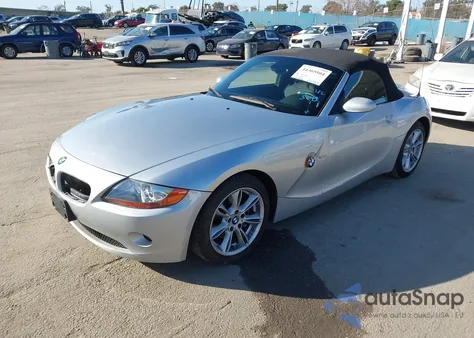 2004 BMW Z4 3.0I z USA, uszkodzony, nr VIN 4USBT53514LU07568